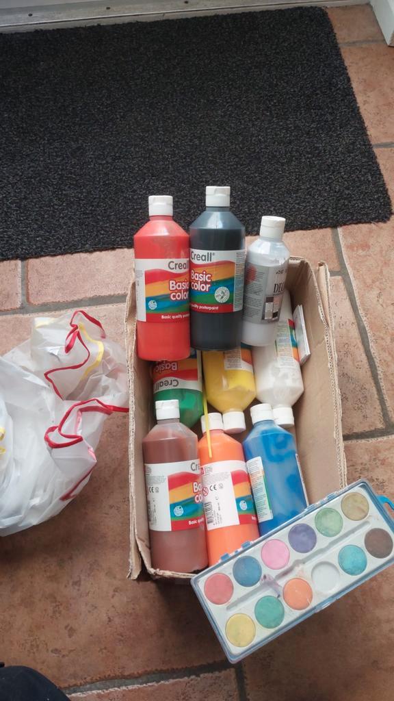 Verf Set - Creall & Deco - Waterverf Palet, Hobby en Vrije tijd, Schilderen, Gebruikt, Waterverf, Ophalen of Verzenden