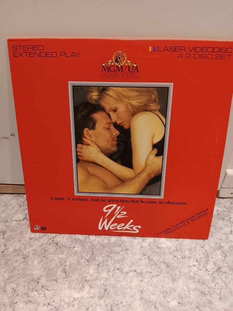 Laserdisc  9½ weeks nieuw, Ophalen of Verzenden, Classicisme, Nieuw in verpakking, Overige formaten