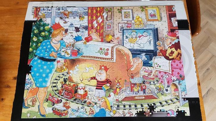 Wasgij Puzzel wasgij 5 mist stukjes, Hobby en Vrije tijd, Denksport en Puzzels, Zo goed als nieuw, Legpuzzel, 500 t/m 1500 stukjes