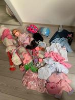 Te koop aangeboden Baby Born pop met paard kleertjes etc, Ophalen, Babypop