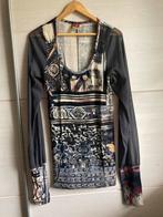 Save the Queen tuniek, maat L, grijs met print, Maat 42/44 (L), Zo goed als nieuw, Grijs, Save the Queen