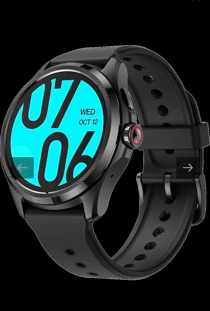 Mobvoi Ticwatch 5 Pro - Nieuwstaat!, Sieraden, Tassen en Uiterlijk, Smartwatches, Nieuw, Android, Zwart, Afstand, Calorieverbanding
