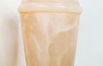 Hollywood Regency Alabaster Lampen Marmer Roze, Huis en Inrichting, Lampen | Tafellampen, Ophalen, Overige materialen, Gebruikt