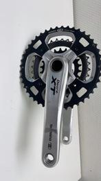 Shimano Deore XT crankstel, Ophalen of Verzenden, Zo goed als nieuw, Mountainbike, Crankstel of Pedalen