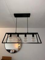 Hanglampen metaal zwart in perfecte staat (set, 2 stuks), Ophalen of Verzenden, Zo goed als nieuw, Metaal, Minder dan 50 cm