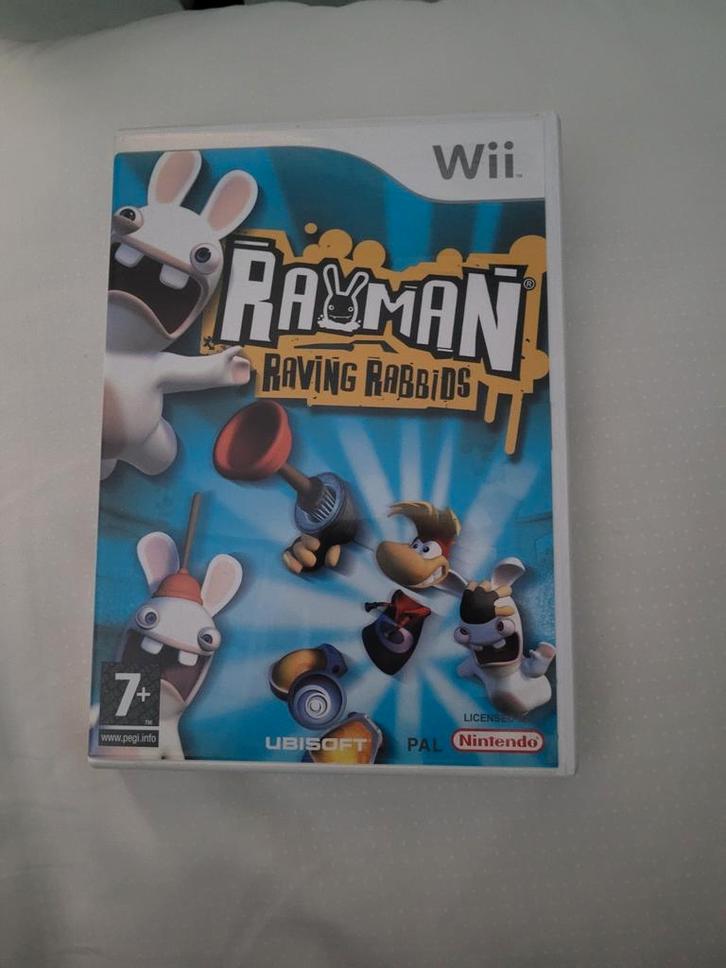 Rayman Raving Rabbids - Wii - Gebruikt, Spelcomputers en Games, Games | Nintendo Wii, Gebruikt, Avontuur en Actie, 2 spelers, Vanaf 7 jaar