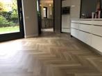 Visgraat Pvc click Natural Oak met integreerde ondervloer, Nieuw, Ophalen of Verzenden, 25 tot 50 m², Bruin