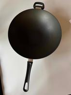 Wok van Scanpan, doorsnee 36,5 cm, Huis en Inrichting, Ophalen of Verzenden, Gebruikt, Gietijzer, Wok