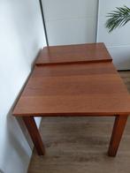 Eettafel, Huis en Inrichting, Tafels | Eettafels, Ophalen, Gebruikt, 100 tot 150 cm, Eikenhout