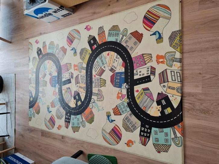 Speelkleed Skiphop groot en dik 130 x 220 cm, Ophalen, Zo goed als nieuw