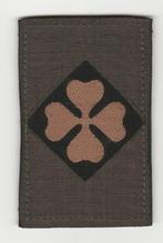 Embleem 4e Divisie (Gevecht Tenue),, Verzamelen, Verzenden, Landmacht, Nederland, Embleem of Badge