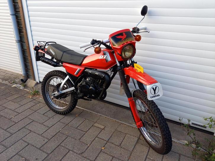 Yamaha DT 50 MX 1ste eigenaar met kenteken gereviseerd 1984, Fietsen en Brommers, Brommers | Oldtimers, Yamaha, Maximaal 45 km/u