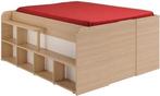 Bed met opbergruimte 140x200, Huis en Inrichting, Gebruikt, Bruin, 140 cm, Hout