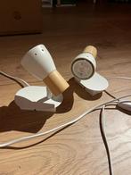 2 Leuke LED Lampjes met Houten Accent, Led-lamp, Minder dan 30 watt, Overige fittingen, Ophalen of Verzenden