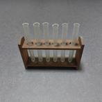 Antiek rekje met reageerbuisjes, Ophalen of Verzenden