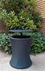 Coolbar, koeltafel wicker, weerbestendig, party tafel, Ophalen of Verzenden, Zo goed als nieuw