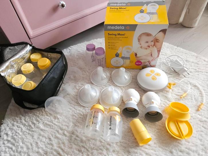 Medela Swing Maxi Elektrische Borstkolf, Kinderen en Baby's, Babyvoeding en Toebehoren, Gebruikt, Borstkolf, Ophalen of Verzenden