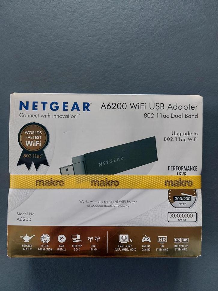 A6200 Wifi USB Adapter - Nieuw!, Computers en Software, Accesspoints, Nieuw, Ophalen of Verzenden