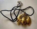 Gouden Scarabee Ketting / Sieraad Egyptisch Egypte, Sieraden, Tassen en Uiterlijk, Ophalen of Verzenden, Nieuw, Goud