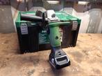 Hikoki G18DSL Haakse Slijpmachine - Accu, Ophalen of Verzenden, Gebruikt, Minder dan 700 watt, Haakse handslijpmachine