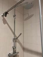 Thermostaatkraan met regendouche (22 cm) en losse handdouche, Ophalen, Douche