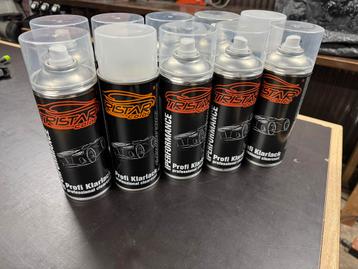 10x Tristar 400ml blanke lak glanzend beschikbaar voor biedingen