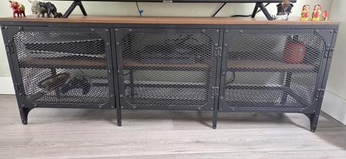 IKEA FJÄLLBO TV Meubel – Industrieel Stijl Kast, Huis en Inrichting, Kasten | Televisiemeubels, Zo goed als nieuw, Minder dan 100 cm