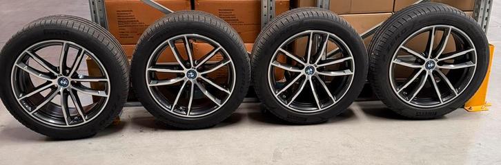 BMW velgen 662M 18’ met Pirelli PZERO zomerbanden, Auto-onderdelen, Banden en Velgen, Zomerbanden, 18 inch, 245 mm, Ophalen