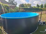 Zwembad staalwand, Tuin en Terras, Zwembaden, Ophalen, 80 tot 120 cm, Rond, 300 cm of meer