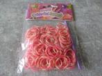 NIEUW 200 rose met glowing loom bandjes 5 zakjes voor 10,00, Ophalen of Verzenden, Nieuw, Knutselen
