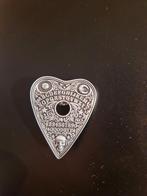 Broche gothic Ouija zwart zilver nieuw 4x3 cm, Ophalen of Verzenden, Nieuw, Zwart, Zilver
