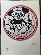 Keith Haring - Andy Mouse, Antiek en Kunst, Ophalen of Verzenden