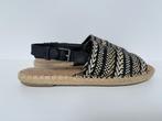 TOMS Beige zwart sandalen  Maat 40, Kleding | Dames, Schoenen, Zwart, Zo goed als nieuw, Toms, Sandalen of Muiltjes