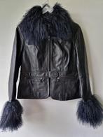 Nieuwe leren Ted Baker jas mt 2 (38), Maat 38/40 (M), Zwart, Nieuw, Ophalen of Verzenden