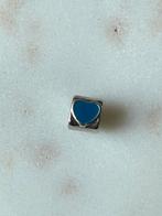 Pandora bedel blauw hart, Gebruikt, Pandora, Ophalen of Verzenden, 1 bedel