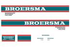 Vrachtauto decal 1:50 Broersma Bodegraven ( trailer ), Verzenden, Nieuw, Bus of Vrachtwagen, Overige merken