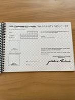 Porsche 911 930 turbo carrera owners manual, Ophalen of Verzenden