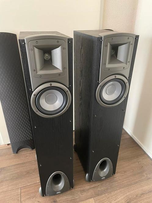 Klipsch Synergy F1   2 boxen, Audio, Tv en Foto, Luidsprekers, Zo goed als nieuw, Front, Rear of Stereo speakers, Overige merken