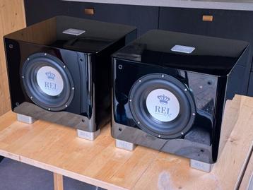 1x REL T/7x subwoofer zwart beschikbaar voor biedingen