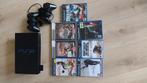 PlayStation 2 orgineel met 7 games, Ophalen of Verzenden, Zo goed als nieuw, Met 1 controller