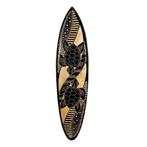 dubbele schildpad surfplank - 100 cm - houten decoratie, Antiek en Kunst, Ophalen of Verzenden