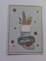 Kaart winter kerstsok, Ophalen of Verzenden, Overige thema's