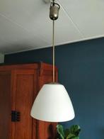 Schoollamp, Huis en Inrichting, Lampen | Hanglampen, Ophalen, Gebruikt, 50 tot 75 cm, Glas