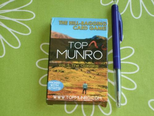Top Munro - Bergbeklimmer trump spel, Hobby en Vrije tijd, Gezelschapsspellen | Overige, Zo goed als nieuw, Een of twee spelers