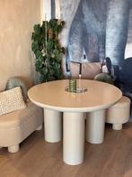 Japandi ronde organische tafel 120 diameter, Huis en Inrichting, Tafels | Eettafels, Ophalen, 100 tot 150 cm, Rond, Zo goed als nieuw