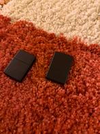 Twee zwarte Zippo aanstekers - Zo goed als nieuw, Verzamelen, Ophalen of Verzenden, Nieuw, Aansteker