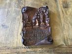 Wandplaatje O.L.V. Maria Lourdes, Antiek en Kunst, Antiek | Religie, Ophalen of Verzenden