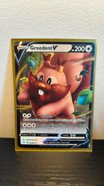 Greedent V 053/072 shining fates holo pokemon kaart, Hobby en Vrije tijd, Verzamelkaartspellen | Pokémon, Ophalen of Verzenden