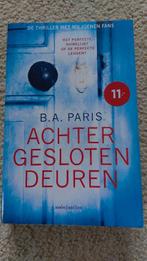 Achter gesloten deuren, B.A. Paris, Boeken, Ophalen of Verzenden, Gelezen, B.A. Paris