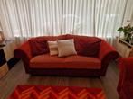 2 rode sofas 3-4 en 2-3 zitplaatsen, memory-schuim, kussens, Ophalen, Gebruikt, Romantisch, 75 tot 100 cm